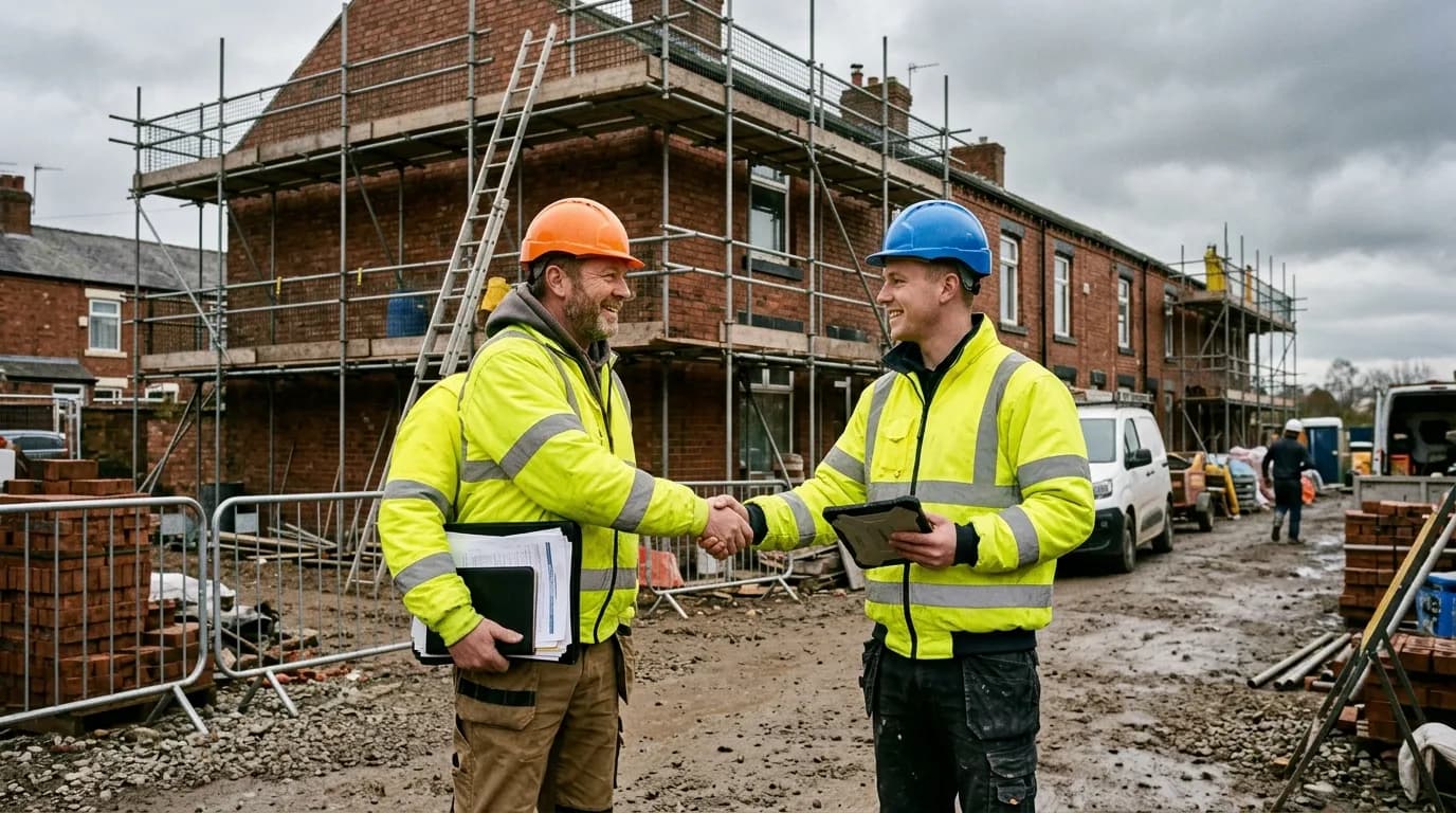 contractor agreeing terms with a subcontractor before registering for CIS