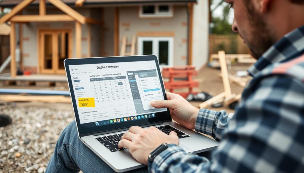 Builder reviewing and correcting common estimation mistakes Builder reviewing and correcting common estimation mistakes