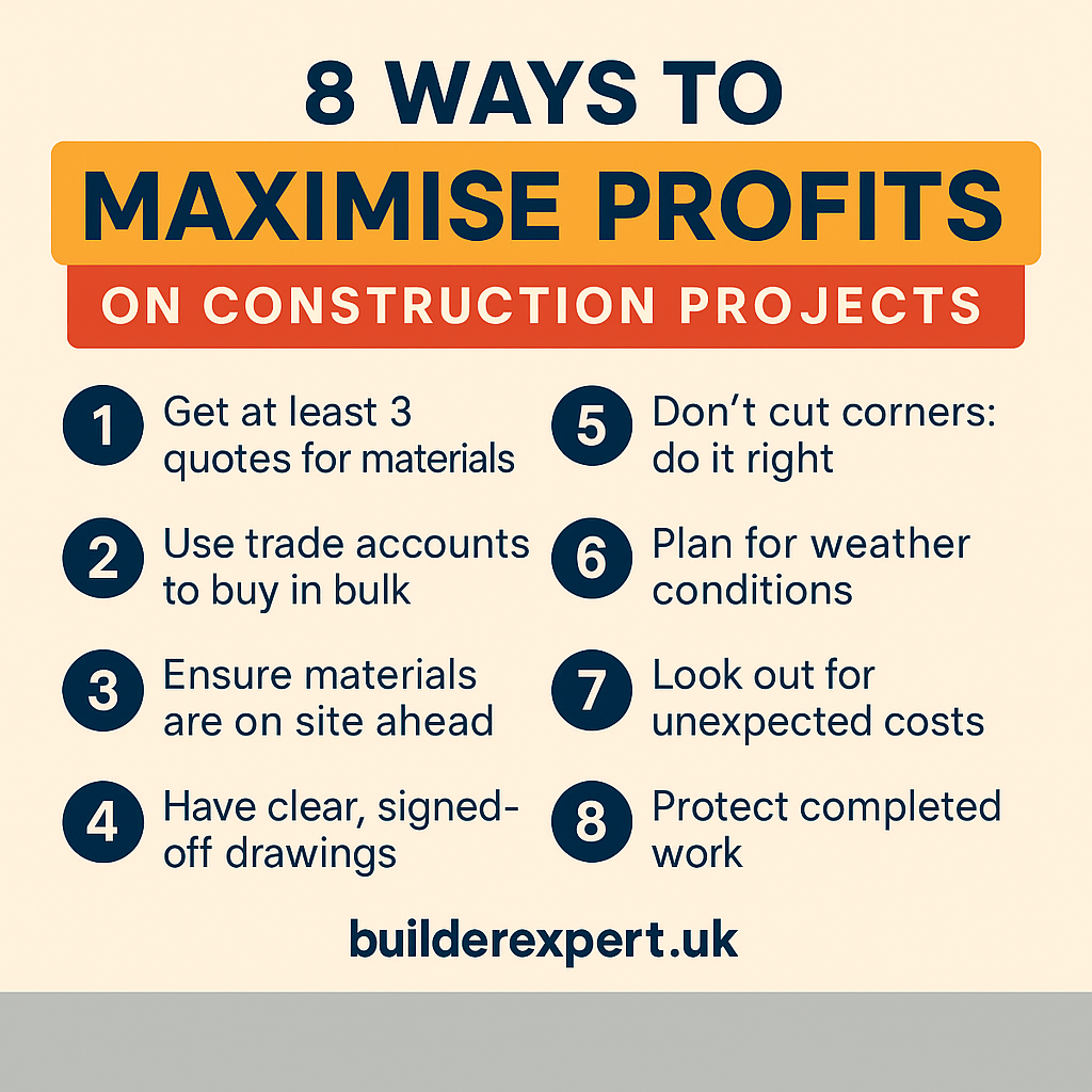 How to Maximise Profits on Construction Projects in 2025 (Without Cutting Corners) 1 %Estimating Solutions for Construction%