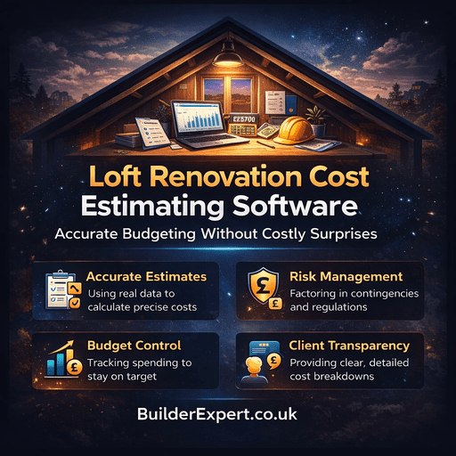 Loft Renovation Cost Estimating Software Infographic