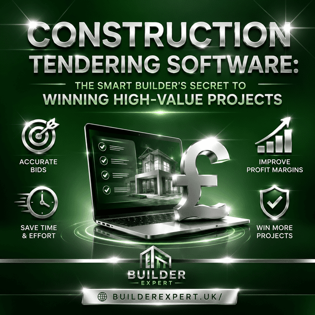 Construction_Tendering_Software_50 Construction Tendering Software dashboard helping builders create accurate bids, improve profit margins and win high-value residential construction projects.
